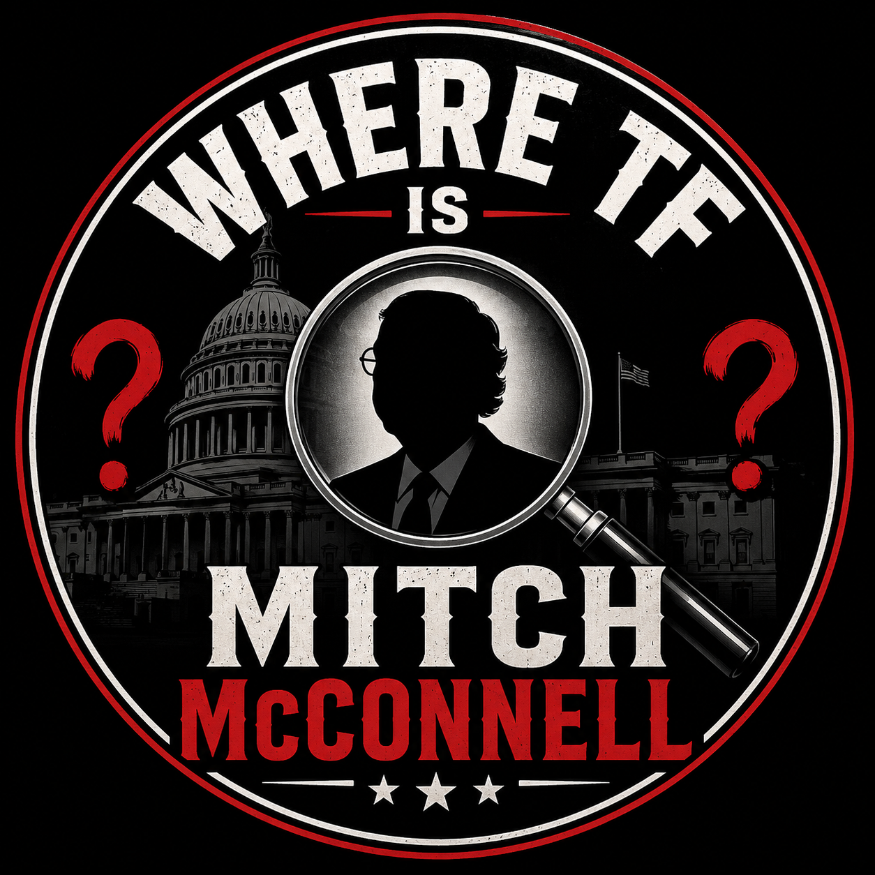 Where TF Is Mitch McConnell logo